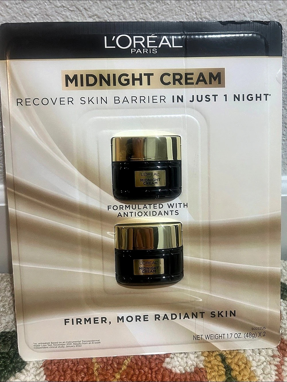 L'Oréal Paris Midnight Cream Antioxidant Moisturizer Duo NWT